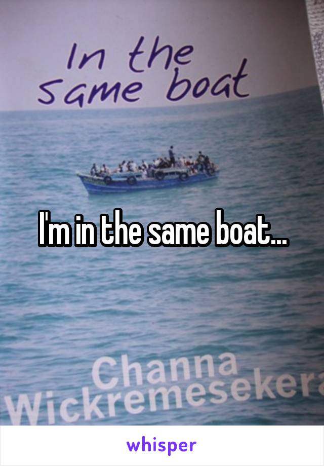 I'm in the same boat...