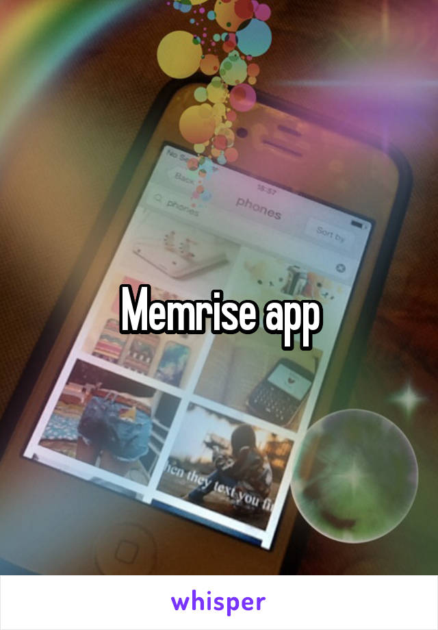 Memrise app