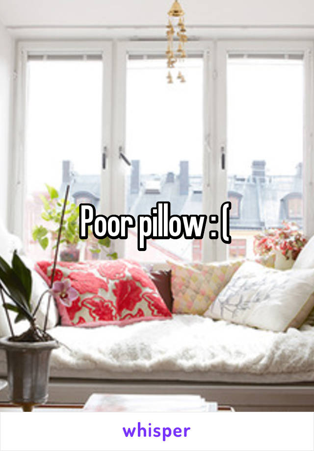 Poor pillow : ( 