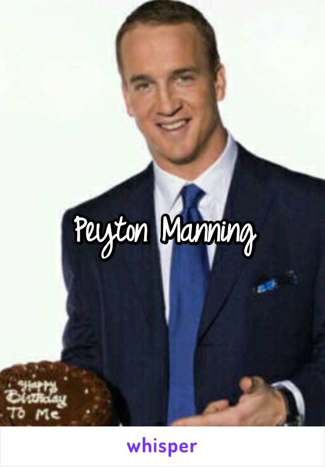 Peyton Manning