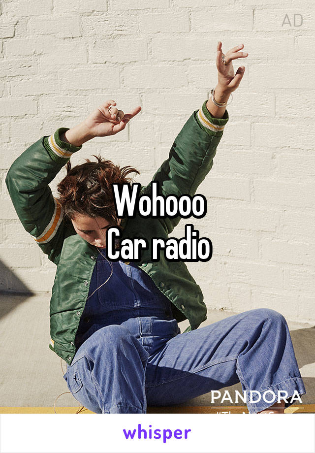 Wohooo
Car radio