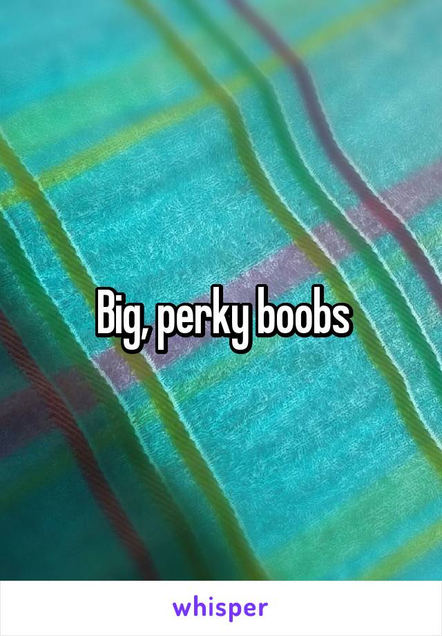 Big Perky Boobs