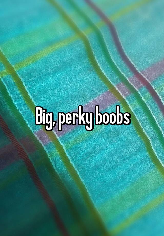 Big Perky Boobs