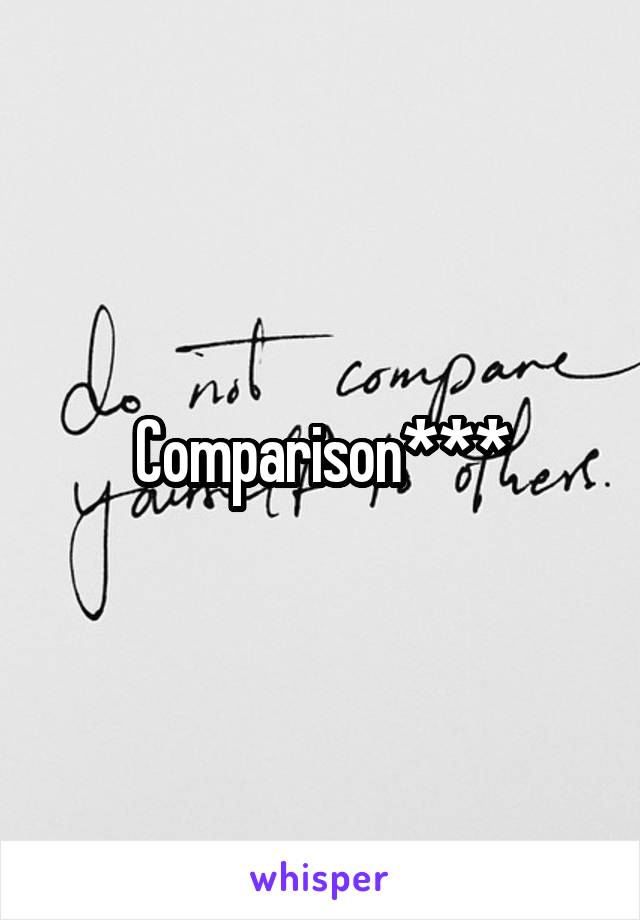 Comparison***