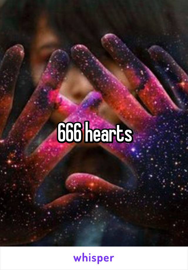 666 hearts