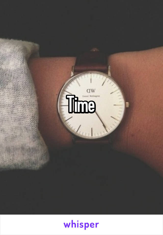 Time 
