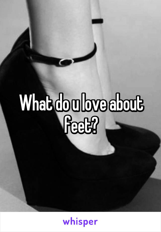 What do u love about feet?