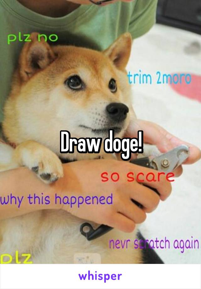 Draw doge!