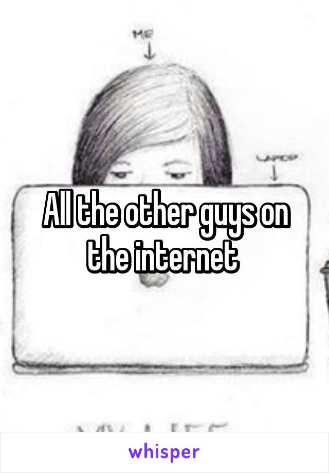 All the other guys on the internet 