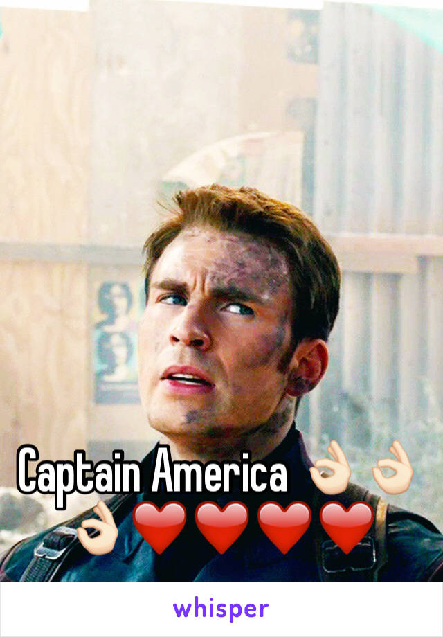 Captain America 👌🏻👌🏻👌🏻❤️❤️❤️❤️