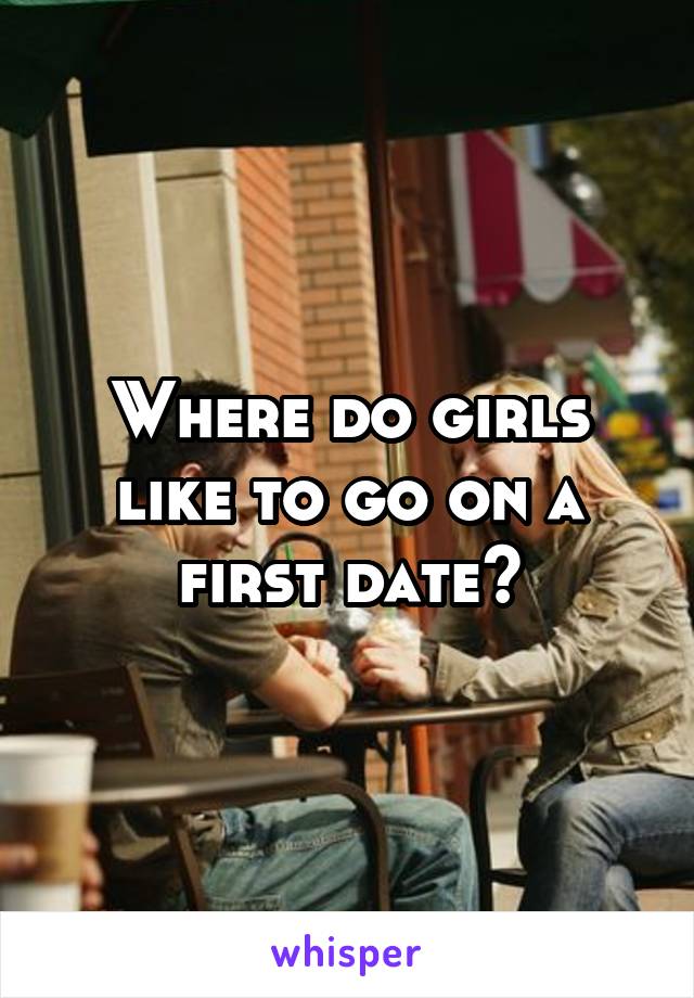 Where do girls like to go on a first date?