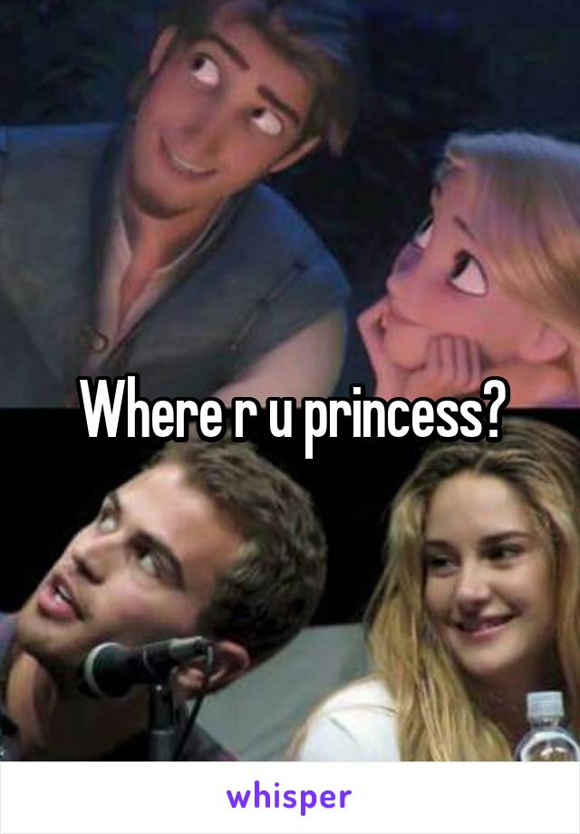 Where r u princess?