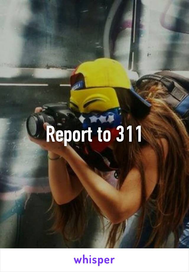 Report to 311