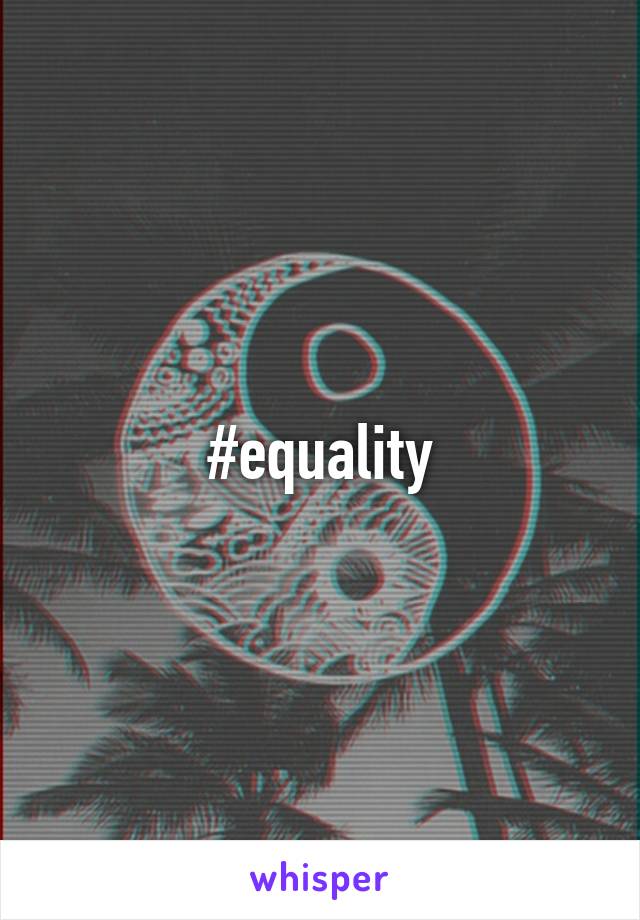 #equality