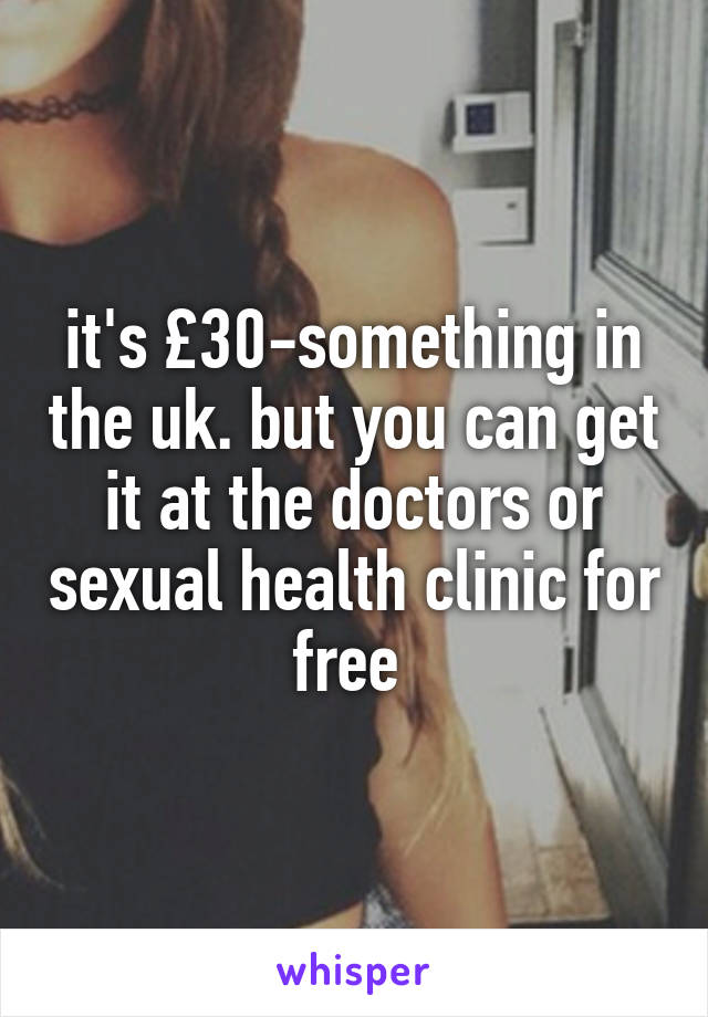 it's £30-something in the uk. but you can get it at the doctors or sexual health clinic for free 