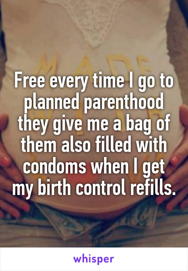 Free every time I go to planned parenthood they give me a bag of them also filled with condoms when I get my birth control refills.