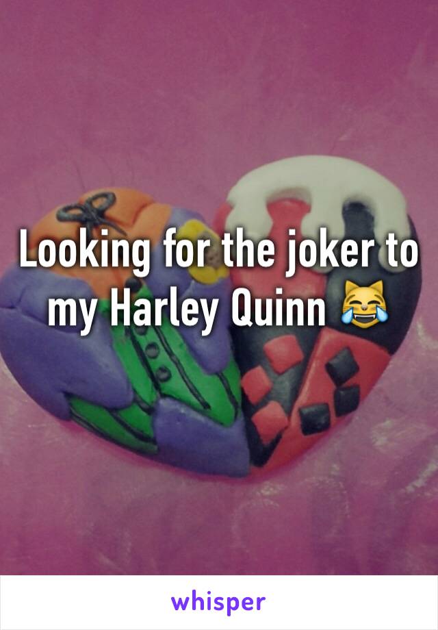 Looking for the joker to my Harley Quinn 😹