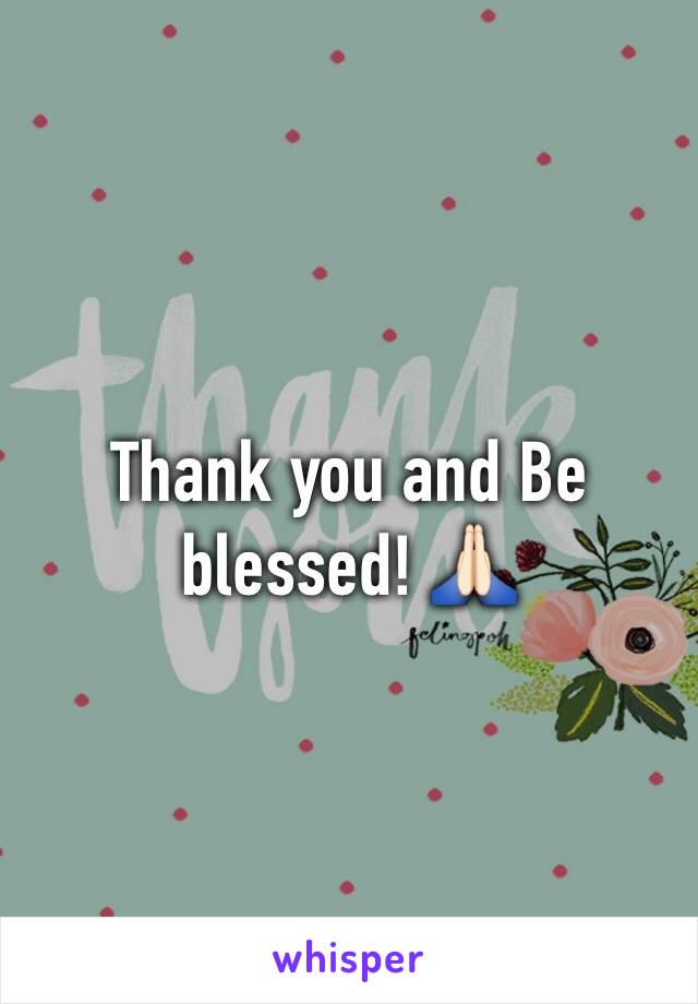 Thank you and Be blessed! 🙏🏻