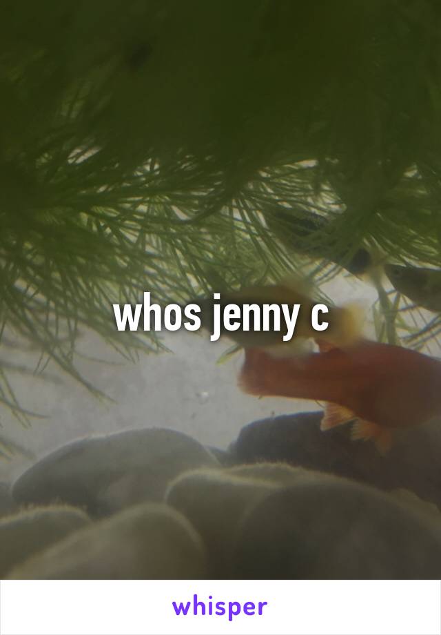 whos jenny c