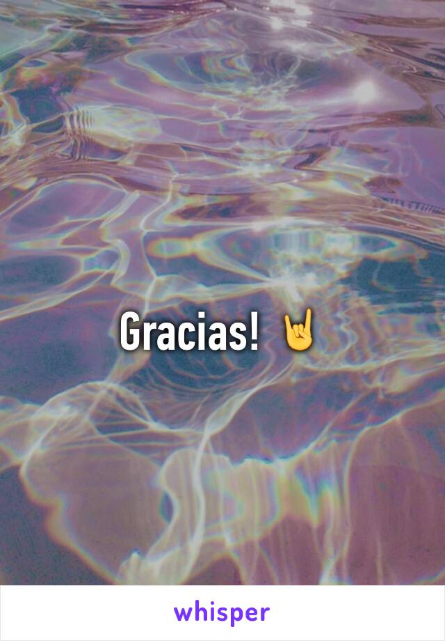 Gracias! 🤘