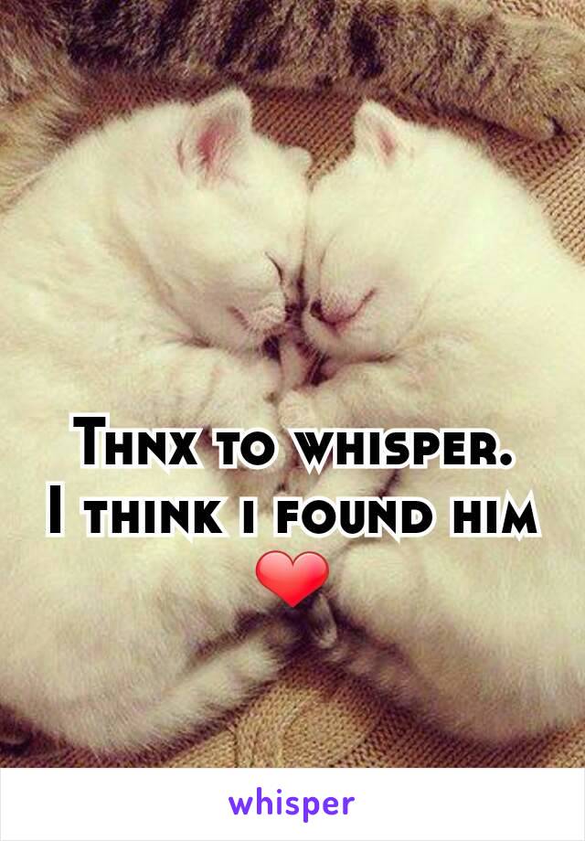 Thnx to whisper.
I think i found him ❤