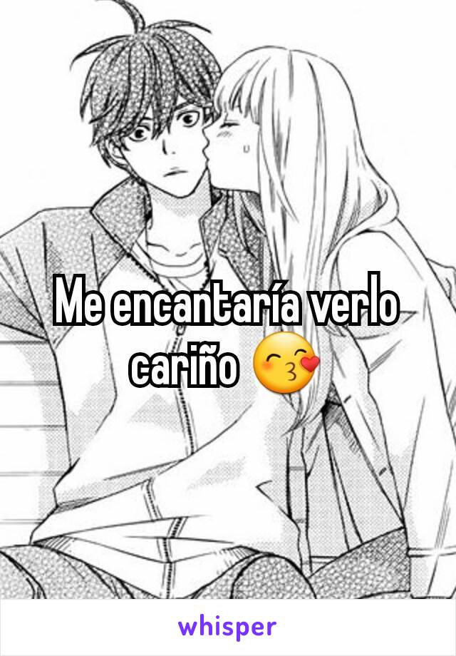 Me encantaría verlo cariño 😙