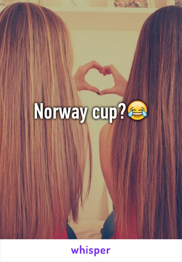 Norway cup?😂

