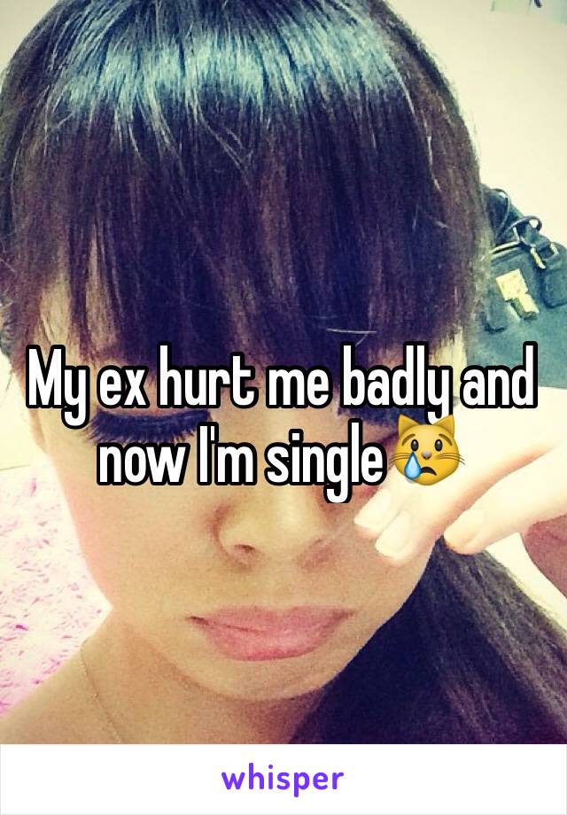 My ex hurt me badly and now I'm single😿