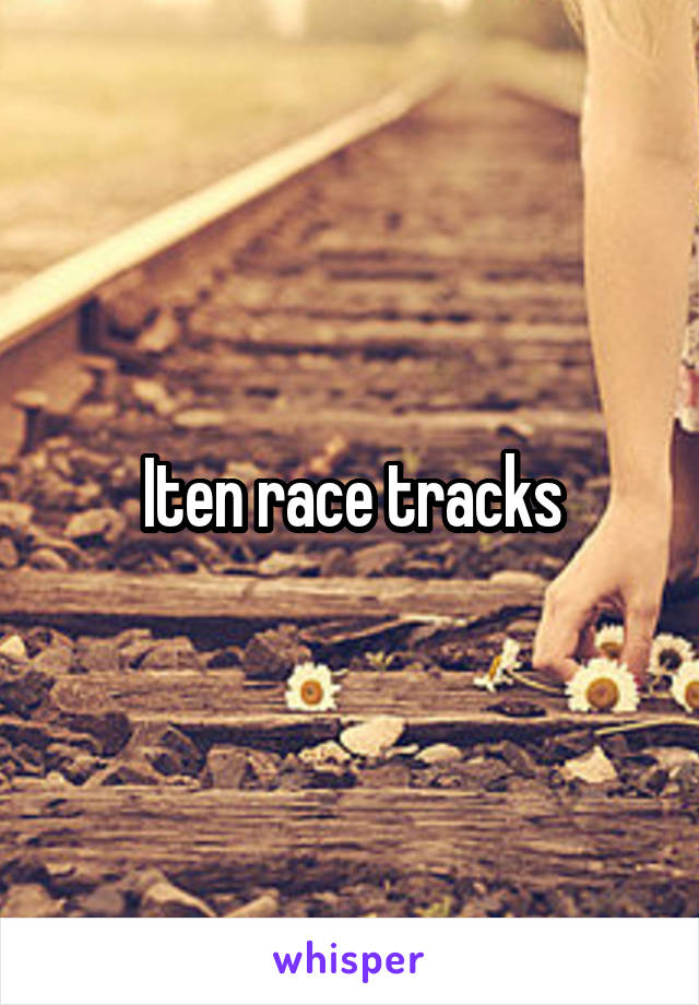 Iten race tracks