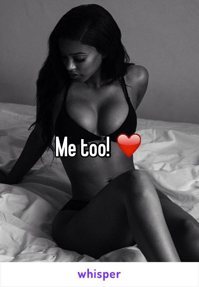 Me too! ❤️