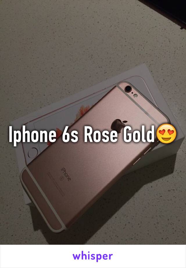 Iphone 6s Rose Gold😍