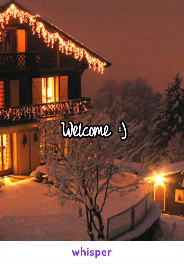 Welcome :)