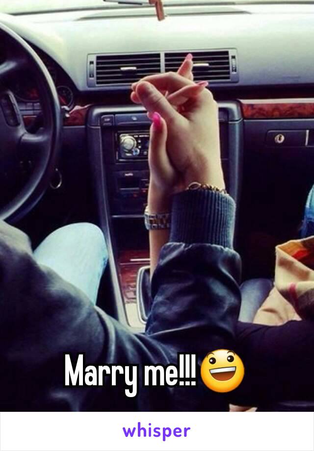 Marry me!!!😃