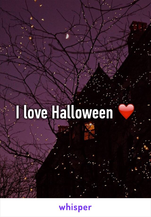 I love Halloween ❤️