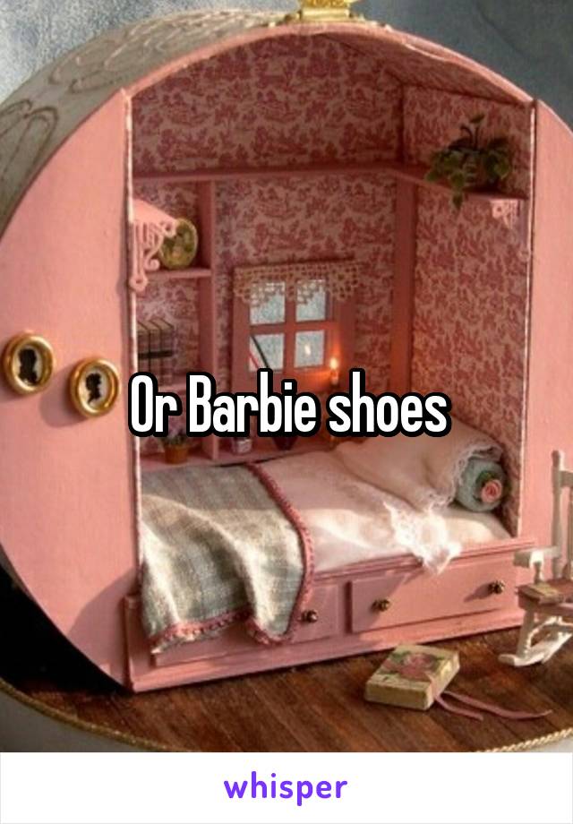 Or Barbie shoes