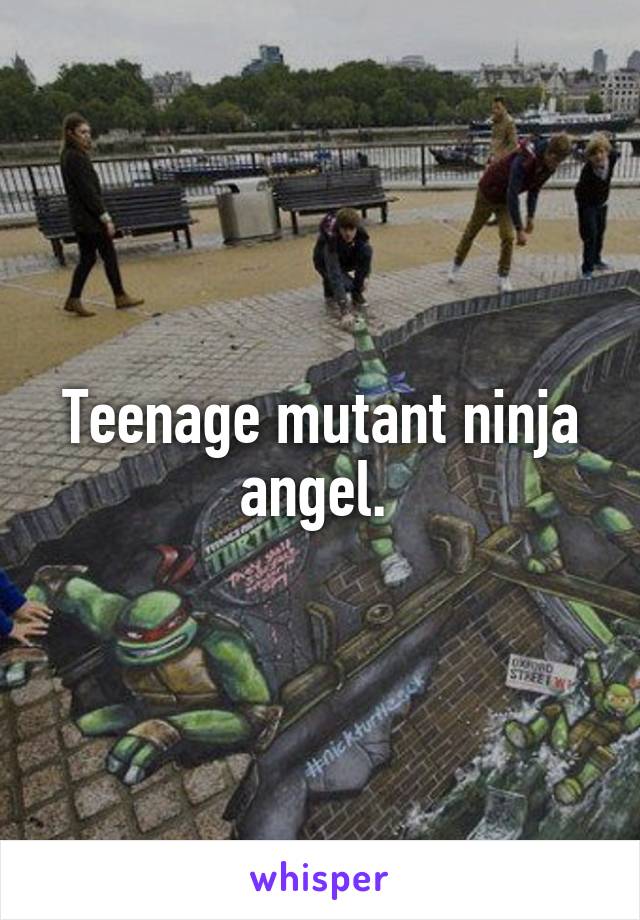 Teenage mutant ninja angel. 