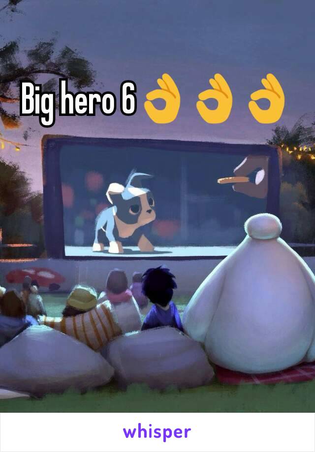 Big hero 6👌👌👌