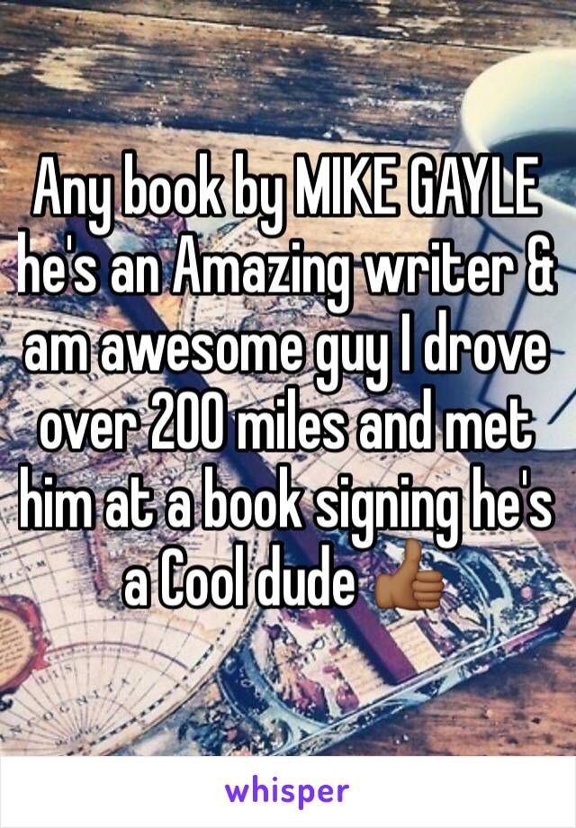 Any book by MIKE GAYLE he's an Amazing writer & am awesome guy I drove over 200 miles and met him at a book signing he's a Cool dude 👍🏾