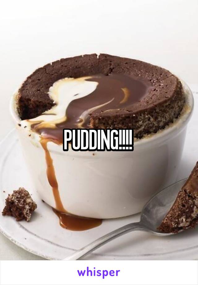 PUDDING!!!! 