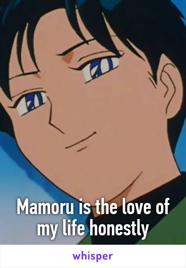 







Mamoru is the love of my life honestly