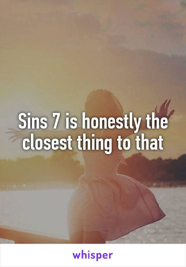 Sins 7 is honestly the closest thing to that