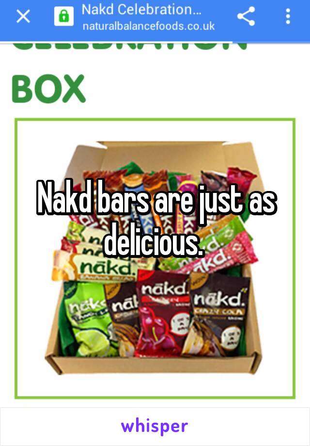 Nakd bars are just as delicious. 