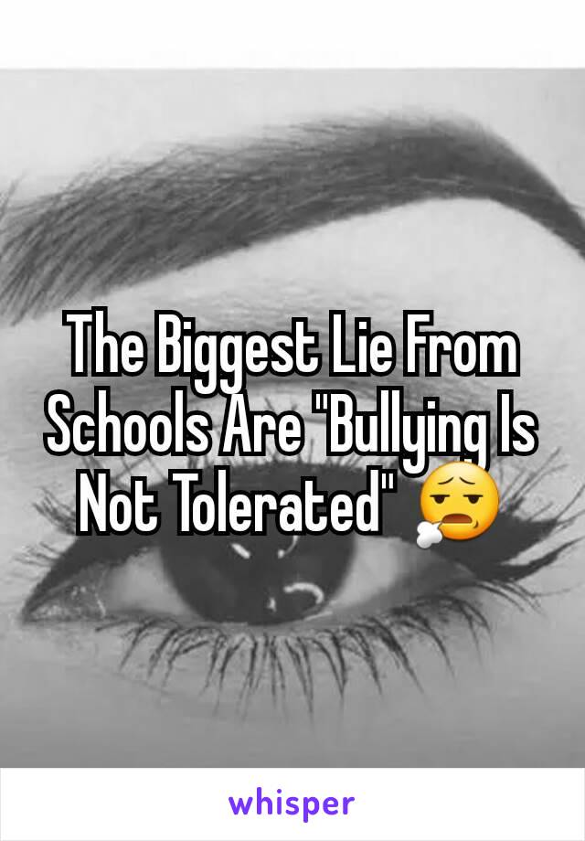 The Biggest Lie From Schools Are "Bullying Is Not Tolerated" 😧