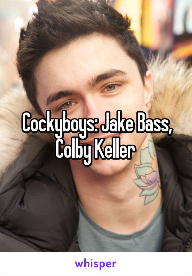 Cockyboys: Jake Bass, Colby Keller 