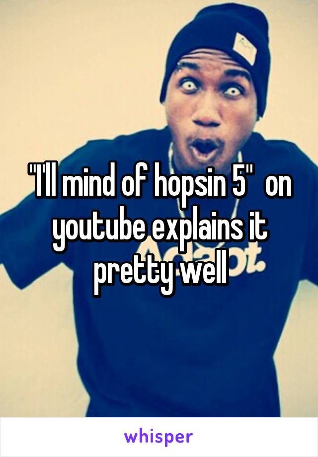 "I'll mind of hopsin 5"  on youtube explains it pretty well