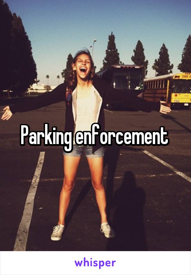 Parking enforcement 