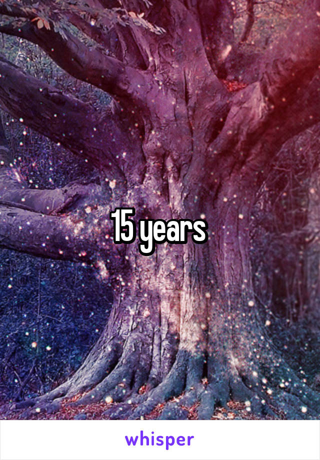 15 years 