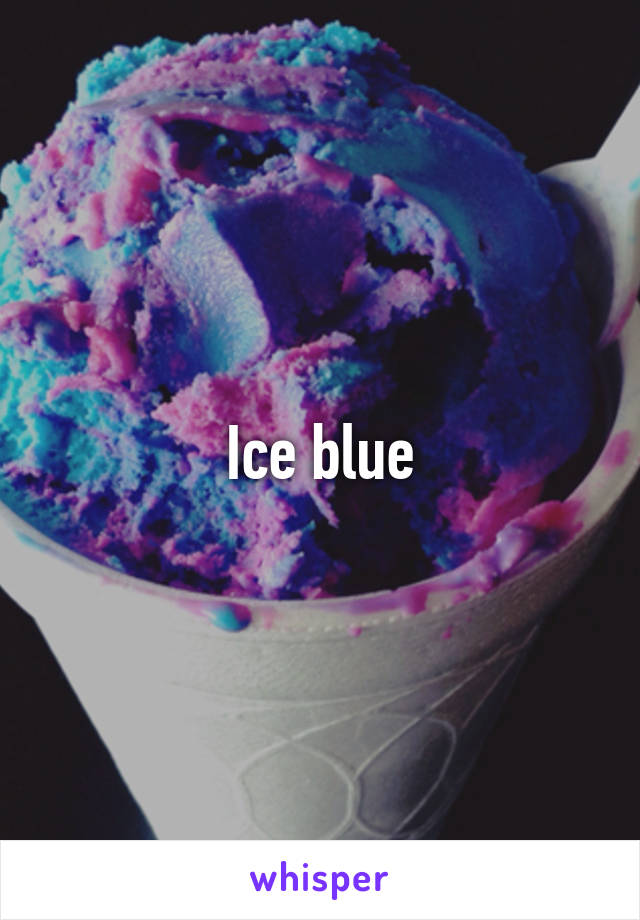 Ice blue