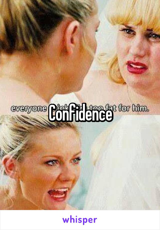  Confidence 