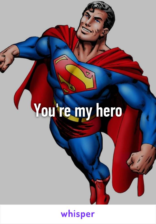 You're my hero